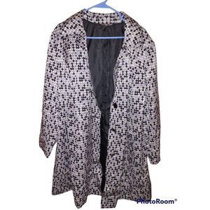 Apt 9 Women's Polka Dot Trench Coat
